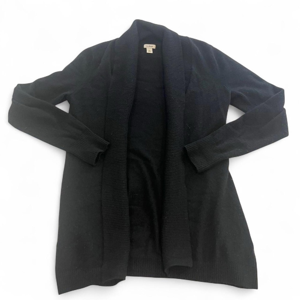 L.L. Bean Black Knit Pullover